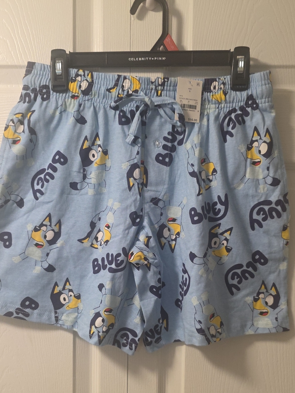 Bluey Light Blue Lounge Shorts